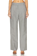 Burberry Tailored Pant in Light Grey Melange, view 1, click to view large image.
