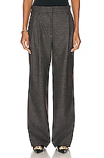 Burberry Tailored Pant in Grey & Red Melange, view 1, click to view large image.