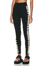 Burberry Athleisure Legging in Black, view 1, click to view large image.