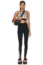 Burberry Athleisure Legging in Black, view 5, click to view large image.