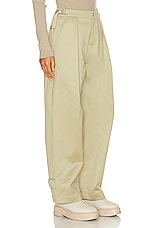 Burberry Tailored Pant in Hunter, view 2, click to view large image.