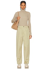 Burberry Tailored Pant in Hunter, view 4, click to view large image.