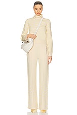 Burberry Zipper Pocket Trouser in Cameo IP Pattern, view 4, click to view large image.
