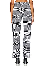 Burberry Tailored Trouser in Monochrome, view 3, click to view large image.