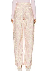 Burberry Knee Detail Pant in Cameo Pattern, view 4, click to view large image.