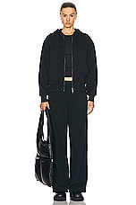 Burberry Straight Leg Jogger in Black, view 4, click to view large image.