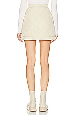 Burberry Puffer Skirt in Soap, view 3, click to view large image.