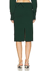 Burberry Midi Skirt in Ivy, view 3, click to view large image.
