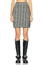 Burberry Mini Skirt in Ivy Pattern, view 1, click to view large image.