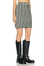 Burberry Mini Skirt in Ivy Pattern, view 2, click to view large image.