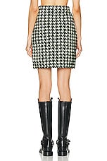 Burberry Mini Skirt in Ivy Pattern, view 3, click to view large image.