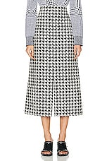 Burberry Straight Skirt in Black & White, view 1, click to view large image.