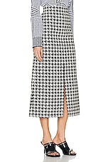 Burberry Straight Skirt in Black & White, view 2, click to view large image.