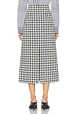 Burberry Straight Skirt in Black & White, view 3, click to view large image.