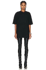 Burberry Lace T-shirt in Black, view 1, click to view large image.