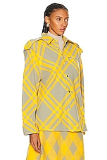 Burberry Long Sleeve Shirt in Hunter IP Check, view 2, click to view large image.