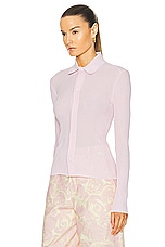 Burberry Long Sleeve Top in Cameo, view 3, click to view large image.