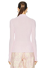 Burberry Long Sleeve Top in Cameo, view 4, click to view large image.
