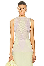 Burberry Tank Top in Cameo Pattern, view 1, click to view large image.