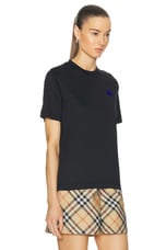 Burberry Short Sleeve T-shirt in Black, view 2, click to view large image.