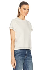 Burberry Short Sleeve T-Shirt in Plaster, view 2, click to view large image.