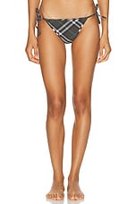 Burberry Bikini Bottom in Snug IP Check, view 1, click to view large image.
