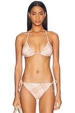 Burberry Triangle Bikini Top in Teacup IP Check | FWRD