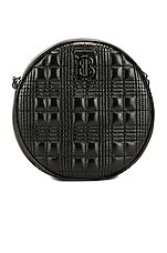 Burberry Louise Bag in Black & Black, view 3, click to view large image.