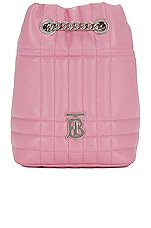 Burberry Lola Backpack in Primrose Pink, view 1, click to view large image.