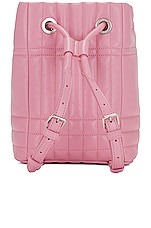Burberry Lola Backpack in Primrose Pink, view 3, click to view large image.