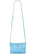 Burberry Lola Double Pouch Bag in Bright Sky Blue, view 1, click to view large image.