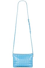 Burberry Lola Double Pouch Bag in Bright Sky Blue, view 3, click to view large image.