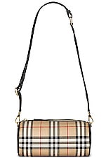 Burberry Barrel Bag in Archive Beige & Black, view 1, click to view large image.
