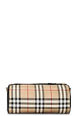 Burberry Barrel Bag in Archive Beige & Black, view 4, click to view large image.