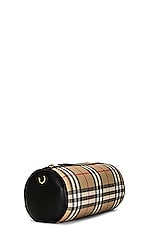 Burberry Barrel Bag in Archive Beige & Black, view 5, click to view large image.