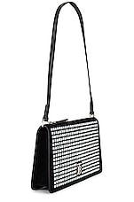 Burberry Evening Pouch in Black, view 4, click to view large image.