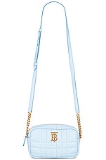 Burberry Lola Camera Bag in Pale Blue, view 1, click to view large image.