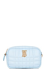 Burberry Lola Camera Bag in Pale Blue, view 3, click to view large image.