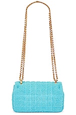 Burberry Mini Lola Shoulder Bag in Vivid Turquoise, view 3, click to view large image.