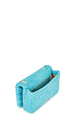 Burberry Mini Lola Shoulder Bag in Vivid Turquoise, view 5, click to view large image.