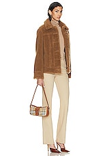 Burberry Sling Bag Shoulder Bag in Vintage Check & Briar Brown, view 2, click to view large image.