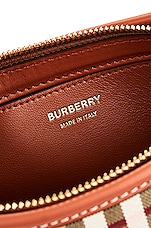 Burberry Sling Bag Shoulder Bag in Vintage Check & Briar Brown, view 6, click to view large image.