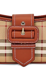 Burberry Sling Bag Shoulder Bag in Vintage Check & Briar Brown, view 7, click to view large image.
