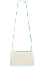 Burberry Mini TB Elongated Bag in Natural & Cool Mint, view 2, click to view large image.