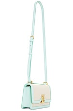 Burberry Mini TB Elongated Bag in Natural & Cool Mint, view 3, click to view large image.