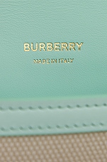 Burberry Mini TB Elongated Bag in Natural & Cool Mint, view 5, click to view large image.