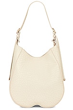 Burberry Medium Chess Hobo Bag in Pearl, view 1, click to view large image.