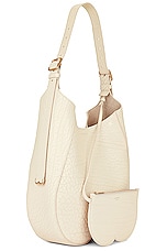 Burberry Medium Chess Hobo Bag in Pearl, view 4, click to view large image.