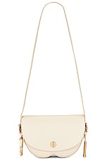 Burberry Small Chess Satchel Bag in Pearl, view 1, click to view large image.
