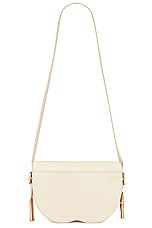 Burberry Small Chess Satchel Bag in Pearl, view 3, click to view large image.